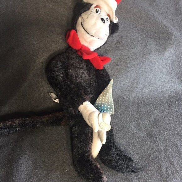 Vintage Dr Suess Cat in the Hat Stuffed Plushie Collectible - Picture 4 of 4